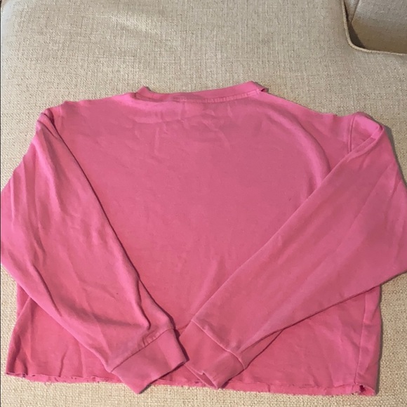 VS Pink Crop Hoodie - Picture 2 of 3
